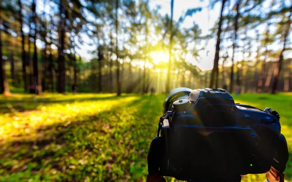 Zeitraffer Kamera Einstellen — Stockfoto