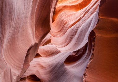 Antilop Kanyonu, sayfa, Arizona, ABD özetini kumtaşı