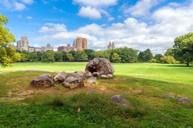 Yaz manzara Central Park, New York, ABD