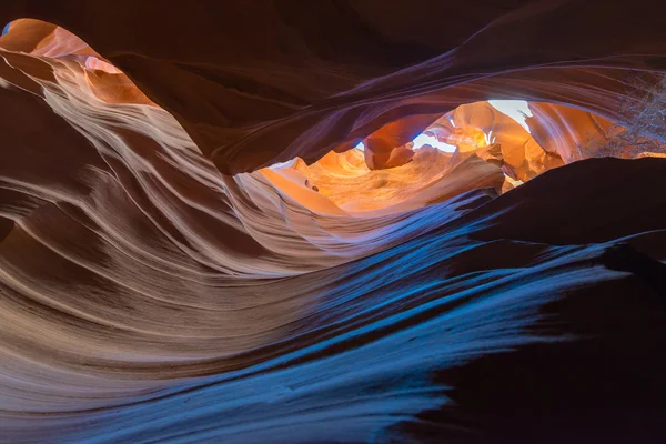 砂岩摘要的羚羊峡谷，页，亚利桑那州，美国 — 图库照片
