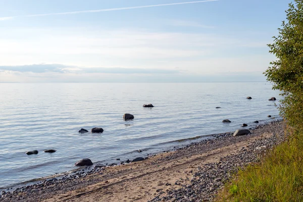 Brzegu jeziora Onega w północno-zachodniej części Europejskiej Rosji — Zdjęcie stockowe