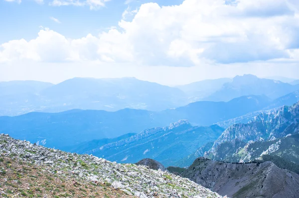 Dağ sırtı Üstten Görünüm