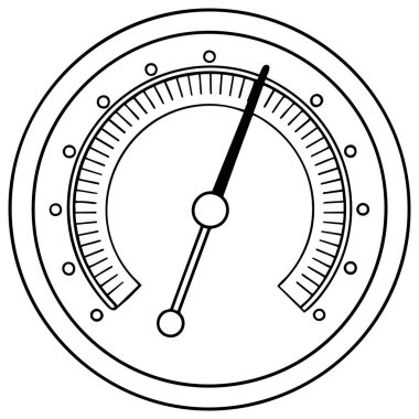 Mekanik, mühendislik ve bilimsel ölçümler için uygun iğne çizgisi çizgili dairesel ölçüm aleti.