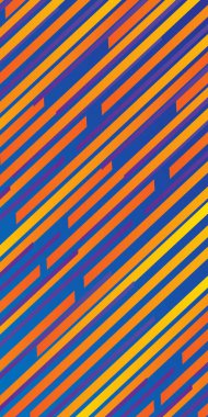 Background stripe diagonal yellow orange line. Blue gradient color. Technology and business template banner