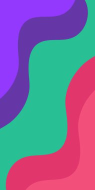 Arkaplan geometrik şekilleri sıvı dalgaları renklendirir. İş ve sunum afişi şablonu