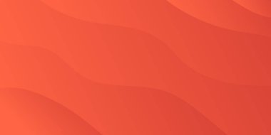 Arkaplan Gradyan turuncusu. Hat dalgaları. Terracotta renk çevresi