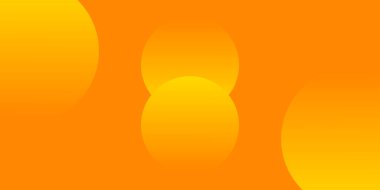 Güneş dairesi arkaplan gradyanı turuncu renk üzerine sarı