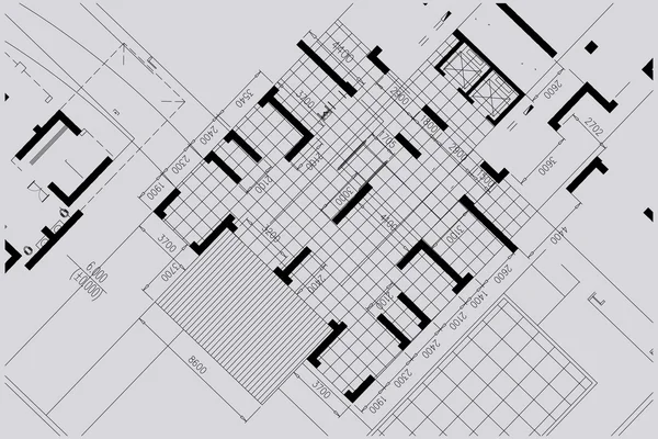 Architectural plan, construction drawing — Stock Photo, Image