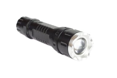 el feneri beyaz arkaplanda izole edildi