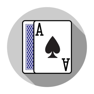 Düz tasarım vektör siyah jack simgesi, izole