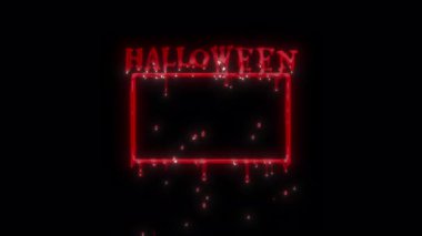 Cadılar Bayramı Twitch çerçevesi şeffaf bir arka plan üzerine damlayan kan etkisi ile. Ürkütücü korku akışı çerçevesi, Cadılar Bayramı için mükemmel canlı yayınlar, korkunç oyunlar, korku tanıtımları..