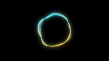 Fütürist yapay zeka animasyonu, dijital veri akışı, modern siber teknoloji ve bilim görselleştirmesi ile parlayan nöral ağ küresini gösteriyor. Yapay zeka için mükemmel. Şeffaf arkaplan.