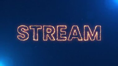 Canlı yayın için uygun neon metin animasyonu. Yakında başlayacak animasyon neon metinleri, yeni iş konsepti reklamları. Parlayan Işık 4K.