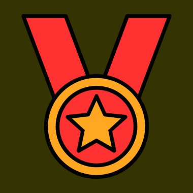 Success icon, vector illustration simple design