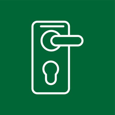 Lock icon, vector illustration simple design