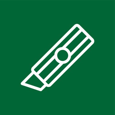 Kesici simgesi, vektör illüstrasyonu basit tasarım