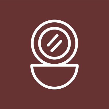 Toz simgesi, vektör illüstrasyonu basit tasarım