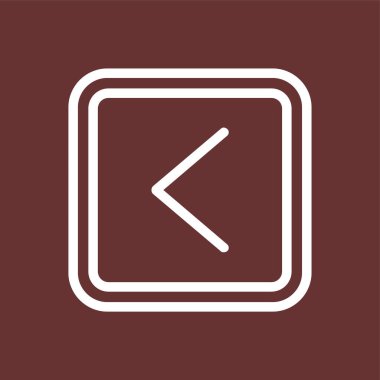 Sol simge, vektör illüstrasyonu basit tasarım