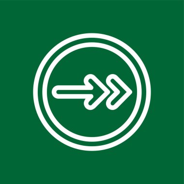 Sonraki simge, vektör illüstrasyonu basit tasarım