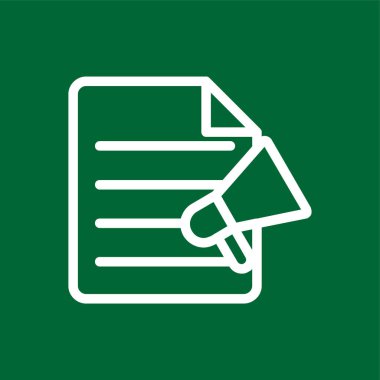 İçerik simgesi, vektör illüstrasyonu basit tasarım