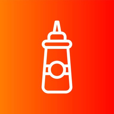 Sos simgesi, vektör illüstrasyonu basit tasarım