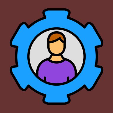 koçluk simgesi, vektör illüstrasyonu basit tasarım