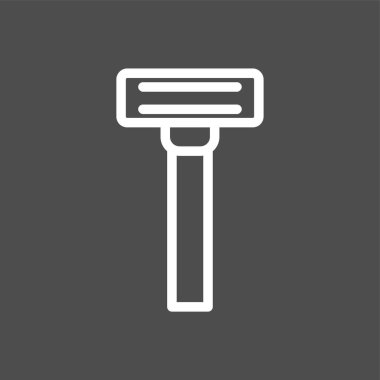 jilet simgesi, vektör illüstrasyonu basit tasarım