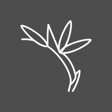 Cennet Kuşu simgesi, vektör çizimi basit tasarım