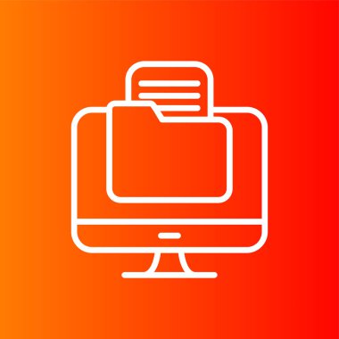 dosya simgesi, vektör illüstrasyonu basit tasarım