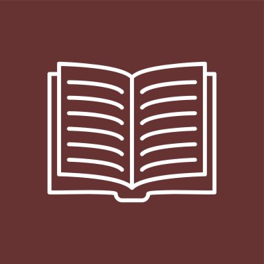 okuma simgesi, vektör illüstrasyonu basit tasarım