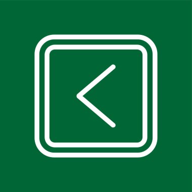 Sol simge, vektör illüstrasyonu basit tasarım