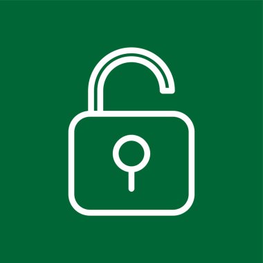 simgeyi aç, vektör illüstrasyonu basit tasarım