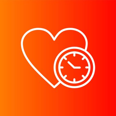 aşk simgesi, vektör illüstrasyonu basit tasarım