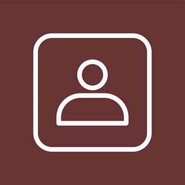 User icon, vector illustration simple design