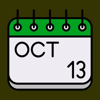 Ekim simgesi, vektör illüstrasyonu basit tasarım