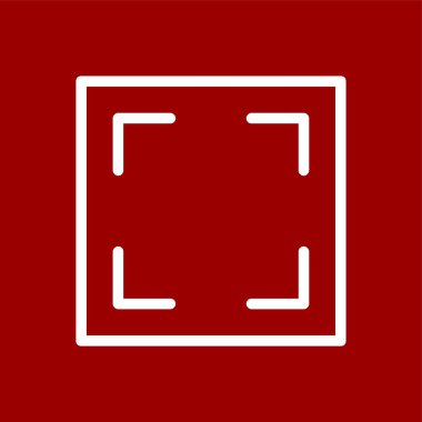 Görünüm Oranı simgesi, vektör illüstrasyonu basit tasarım