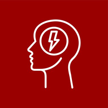 baş simge, vektör illüstrasyonu basit tasarım