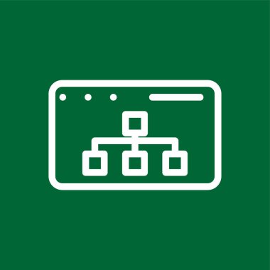 Mimarlık simgesi, vektör illüstrasyonu basit tasarım