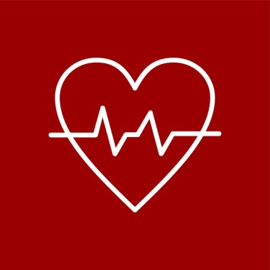 Sağlıklı simge, vektör çizimi basit tasarım