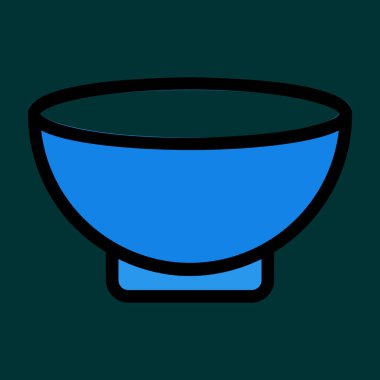 Kase simgesi, vektör illüstrasyonu basit tasarım