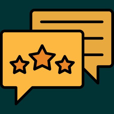 Feedback icon, vector illustration simple design