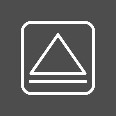 Simge çıkar, vektör illüstrasyonu basit tasarım