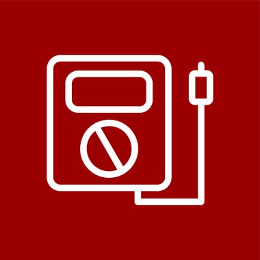 Deneme simgesi, vektör illüstrasyonu basit tasarım