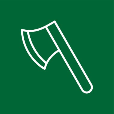 Balta simgesi, vektör illüstrasyonu basit tasarım