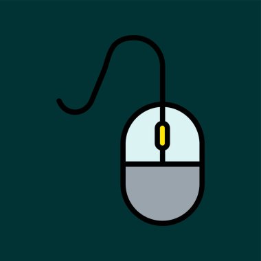 Fare simgesi, vektör illüstrasyonu basit tasarım