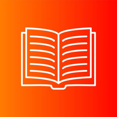 okuma simgesi, vektör illüstrasyonu basit tasarım