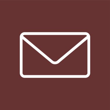 e- posta simgesi, vektör illüstrasyonu basit tasarım