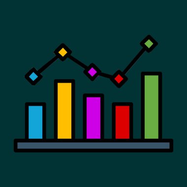 grafik simgesi, vektör illüstrasyonu basit tasarım