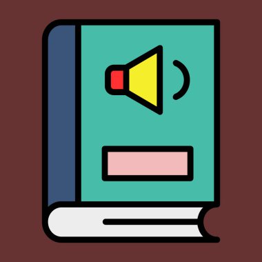 ses simgesi, vektör illüstrasyonu basit tasarım