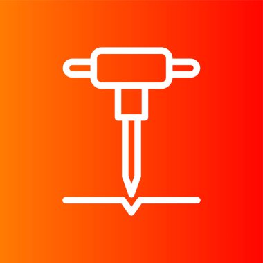 Kaya matkabı simgesi, vektör illüstrasyonu basit tasarım